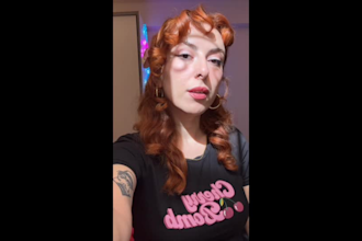 be your pinup female ginger model for your brand or service