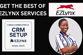 do professional ezlynx CRM setup and automation for insurance agencies