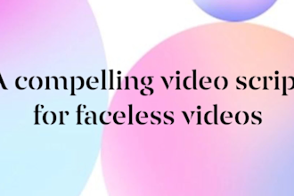 be your permanent youtube video script writer