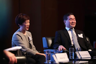 put your logo video in luxury event business seminar ad