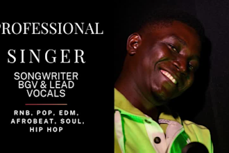 be your edm, afrobeat, gospel and rnb songwriter, singer