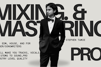 be your mixing and mastering professional