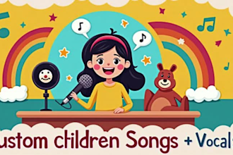 sing your children songs in a cute voice