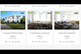 build real estate website
