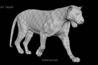 do realistic any 3d cgi animal animation, 3d animal creature and vfx integration