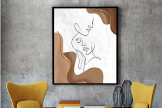 design trending minimalist boho abstract printable wall art