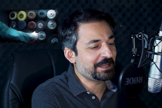 record a deep, turkish male voice over voiceover narration