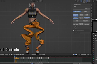ue5 rig,control rig, auto rig pro,blendshapes, weight paint,ik fk,robot ,arkit52