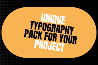 create custom kinetic typography animated video