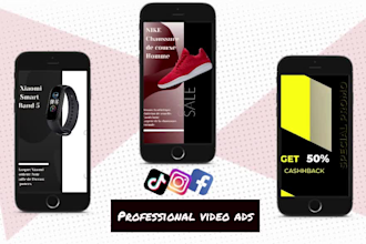 create tik tok video ads for product or service