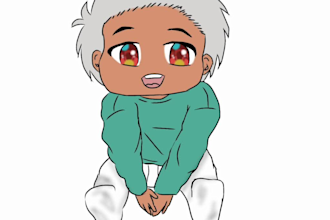 draw chibi oc in my art style