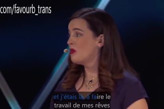 add english or french subtitles and captions to your video