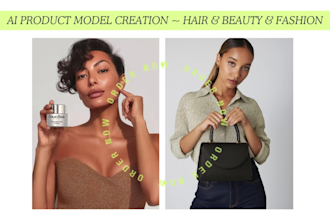 create a product showcasing ai model