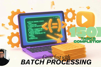 create batch scripts for automations including exe file for independent runtime