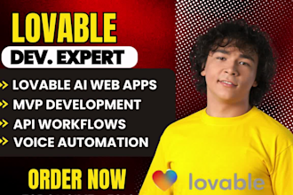 build custom ai app, voice agent saas mvp with loveable ai supabase ai chatbot