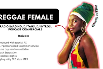 produce female reggae dj drops