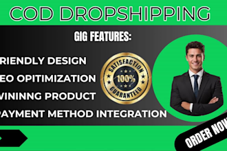 build shopify dropshipping pod cod for product research via ecommerce store