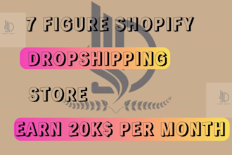 build a turnkey dropshipping shopify or ebay store  website