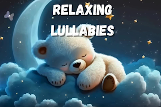 create animated lullaby videos for youtube channel with SEO
