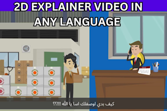 create a 2d animated explainer video, whiteboard animation, 2d cartoon animation