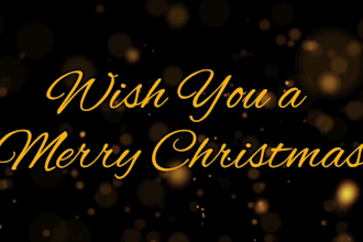 do christmas logo video for you
