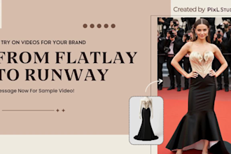 produce ai virtual tryon videos for your fashion brand