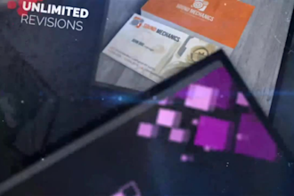 design standard business card of a unique concept