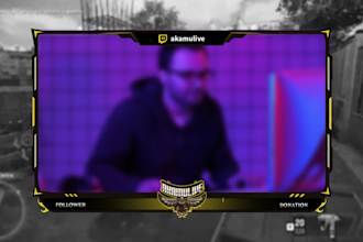 create amazing animated facecam overlay for kick,twitch,youtube,fb