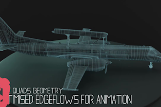 create photorealistic aircraft models for games, vfx and 3d printing