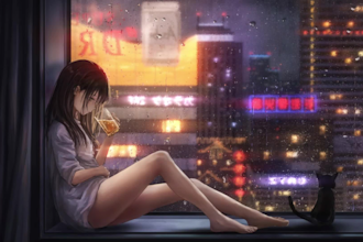 create anime, lofi loop animation