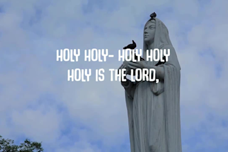 create a gospel lyrics video for your christian music