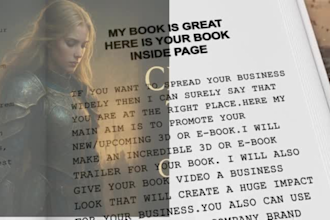 create c4 book trailers ai movie trailer, ai animation ai visuals for amazon