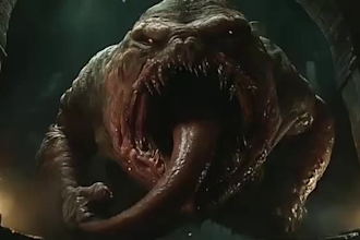 create cinematic ai short movie, animated ai horror video panavision using ai