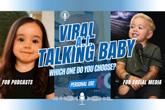 create engaging ai podcast style baby videos for ig tiktok youtube