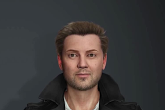 sculpt hyper realistic 3d game character modeling scifi 3d metahuman 3d rigging