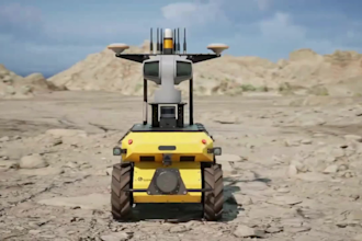 create 3d industrial animation for automation, robotics, 3d machinery