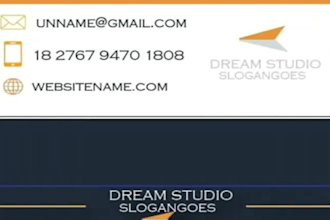 design professional visiting card for you