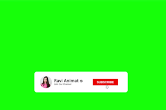 design youtube subscribe buttons and bell animations