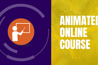make an animated online course