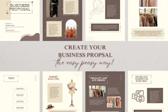 create professional business proposal templates on canva