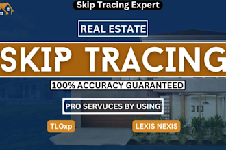 do skip tracing for real estate business using tlo