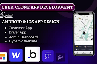 taxi app uber clone app restaurant booking app flutter figma app develpment