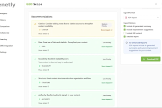 make your shopify listings and content ai search optimized GEO