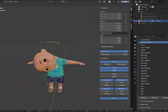 accurate 3d rigger, control rigging, face bone, ik fk, blendshapes, auto rig pro