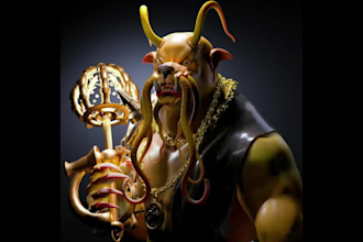 sculpt amazing 3d model in z brush for 3d printing