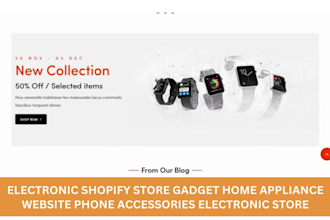 electronic installation store gadget home appliance website electronic website