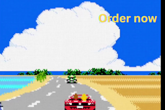create a custom retro game boy game with unique features as a playable rom