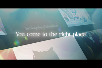 create a good teaser, trailer, pv video for vtuber