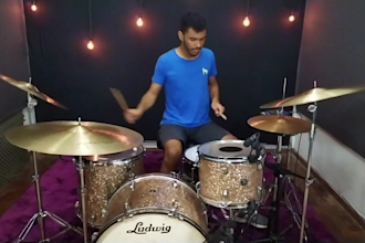 record drums for your worship song