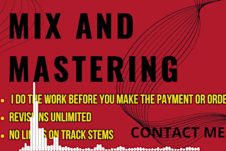 mix and master your rock, instrumental, world music song